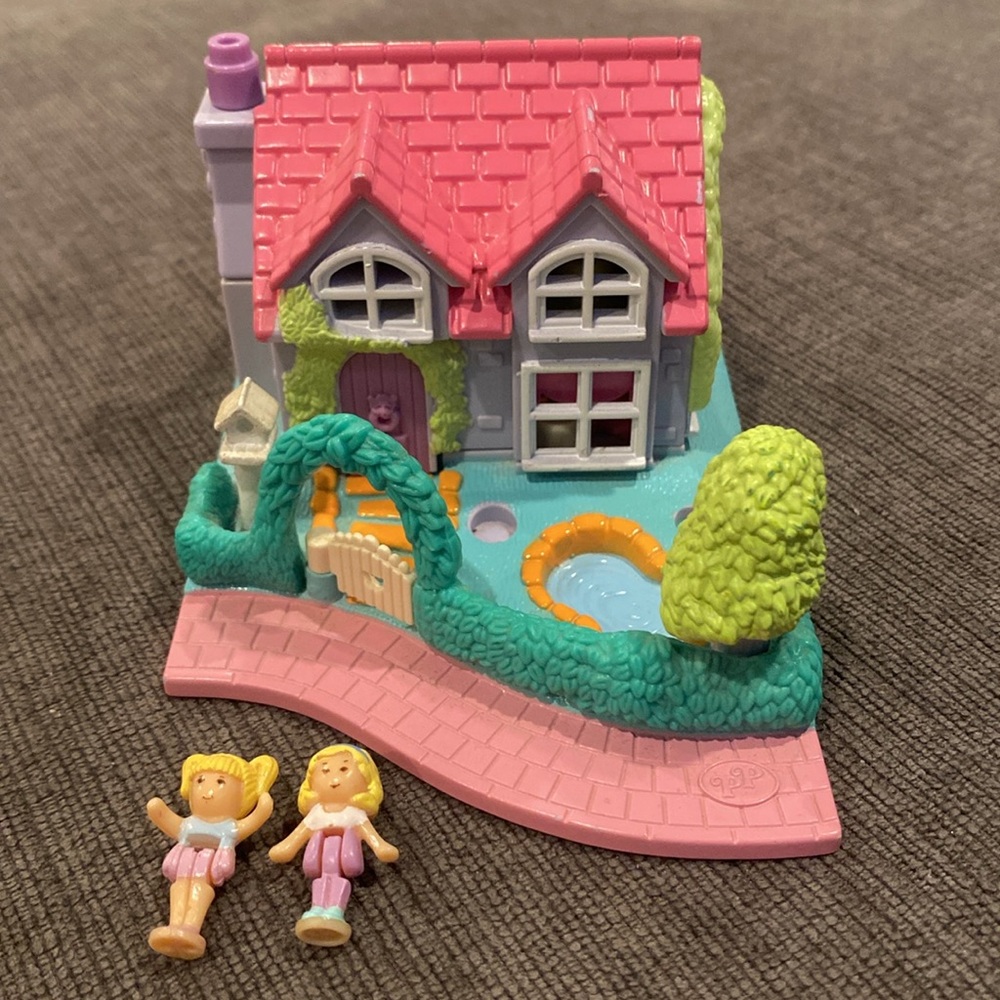 Vintage 1995 Polly Pocket Dance Studio Playset     kids girls dolls doll toy